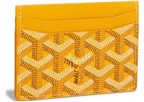 goyard gray card holder|goyard saint sulpice card holder.